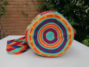 100% Authentic Handmade Mochila Wayuu - Sol Tres