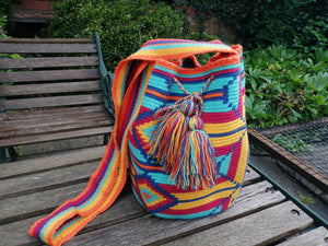Authentic Handmade Mochilas Wayuu Bags - Sol Cuatro