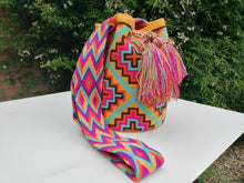 Load image into Gallery viewer, Authentic Handmade Mochilas Wayuu Bags - Sol Cinco