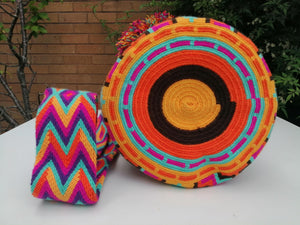 Authentic Handmade Mochilas Wayuu Bags - Sol Cinco