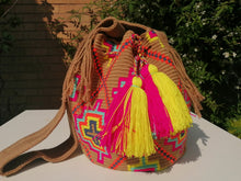 Load image into Gallery viewer, Authentic Handmade Mochilas Wayuu Bags - Carnaval Dos