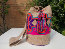 Load image into Gallery viewer, Authentic Handmade Mochilas Wayuu Bags - Carnaval Cinco