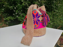 Load image into Gallery viewer, Authentic Handmade Mochilas Wayuu Bags - Carnaval Cinco