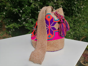 Authentic Handmade Mochilas Wayuu Bags - Carnaval Cinco