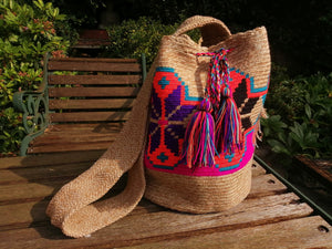 Authentic Handmade Mochilas Wayuu Bags - Carnaval Cinco
