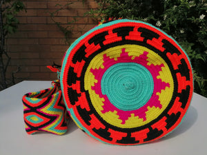 Authentic Handmade Mochilas Wayuu Bags - Carnaval Siete