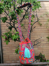 Load image into Gallery viewer, Authentic Handmade Mochilas Wayuu Bags - Carnaval Ocho