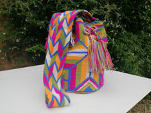 Load image into Gallery viewer, Original Handmade Mochilas Wayuu Bags - Rainbow Tres
