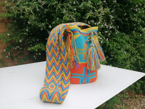 Original Handmade Mochilas Wayuu Bags - Rainbow Cinco
