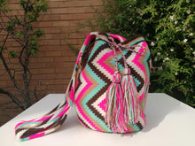 Load image into Gallery viewer, Authentic Handmade Mochilas Wayuu Bags - Rosa Dos