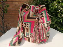 Load image into Gallery viewer, Authentic Handmade Mochilas Wayuu Bags - Rosa Cuatro