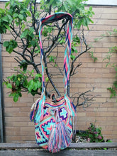 Load image into Gallery viewer, Original Handmade Mochilas Wayuu Bags - Pastel Uno