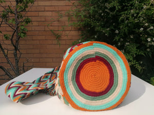 Original Handmade Mochilas Wayuu Bags - Pastel Dos