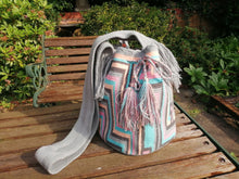 Load image into Gallery viewer, Original Handmade Mochilas Wayuu Bags - Pastel Tres