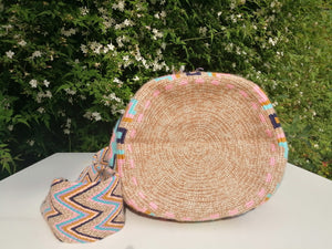 Original Handmade Mochilas Wayuu Bags - Pastel Cuatro