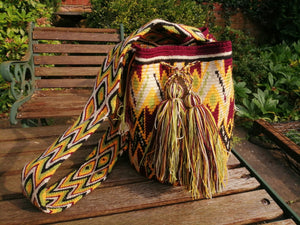 Authentic Handmade Mochilas Wayuu Bags - Guajira Seis