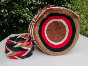 Authentic Handmade Mochilas Wayuu Bags - Rainbow Uno