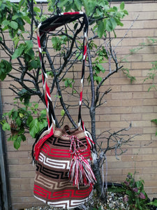 Authentic Handmade Mochilas Wayuu Bags - Rainbow Uno