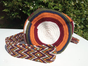 Authentic Handmade Bags Mochilas Wayuu CARNAVAL COLLECTION MEDIANA Huaretpa