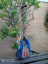 Load image into Gallery viewer, Original Handmade Bags Mochilas Wayuu  Collection Bahía - Azul