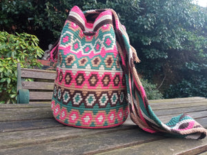 Mochila Wayuu Authentic Handmade Mochila Wayuu - Cundinamarca Caqueza