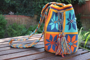 Cross-body Handmade Bags Mochilas Wayuu Collection Caribe - Cabo de la Vela
