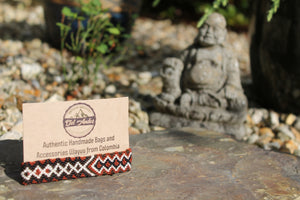 Authentic Handmade Wayuu Bracelets Café IV