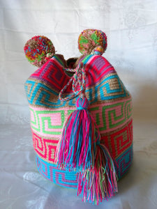 Authentic Bags Mochilas Wayuu - Matizada Uno Pon Pon