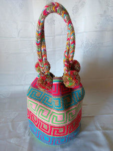 Authentic Bags Mochilas Wayuu - Matizada Uno Pon Pon
